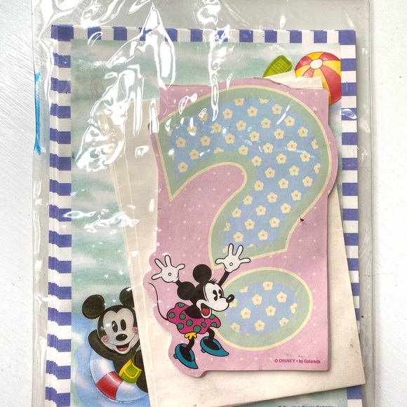 Vintage Disney Mickey Mouse stationery , small notebook - Picture 7 of 8
